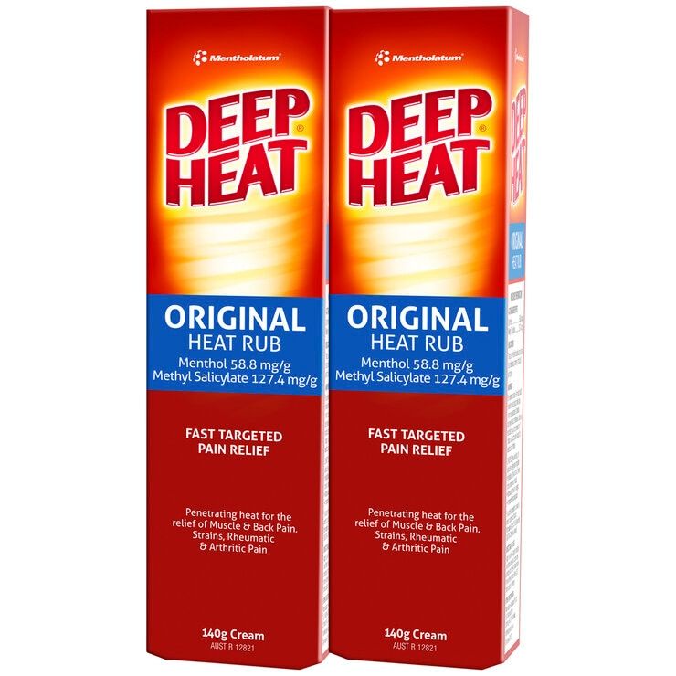 Deep Heat Original Heat Rub 2 x 140g