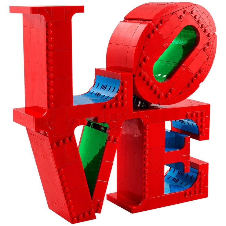 LEGO Art LOVE, Gift For Couples And Home Decor Idea 31214