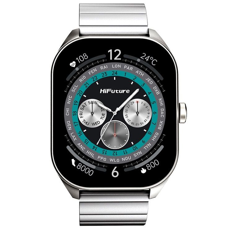 HiFuture Apex Smart Watch Sterling Silver APEX-SILVER HiFuture Apex Smart Watch Sterling Silver APEX-SILVER