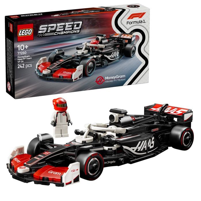LEGO Speed Champions MoneyGram Haas F1 Team VF-24 Race Car 77250