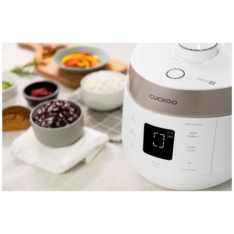 Cuckoo 6 Cup HP Twin Pressure Rice Cooker CRP-ST0609F