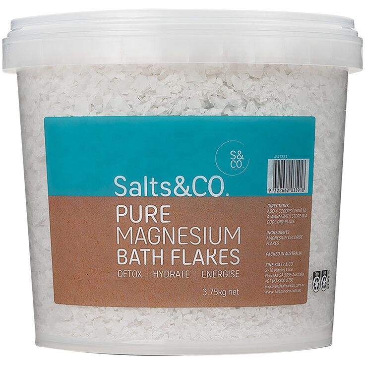 Salts &amp; Co. Pure Magnesium Bath Flakes 3.75kg