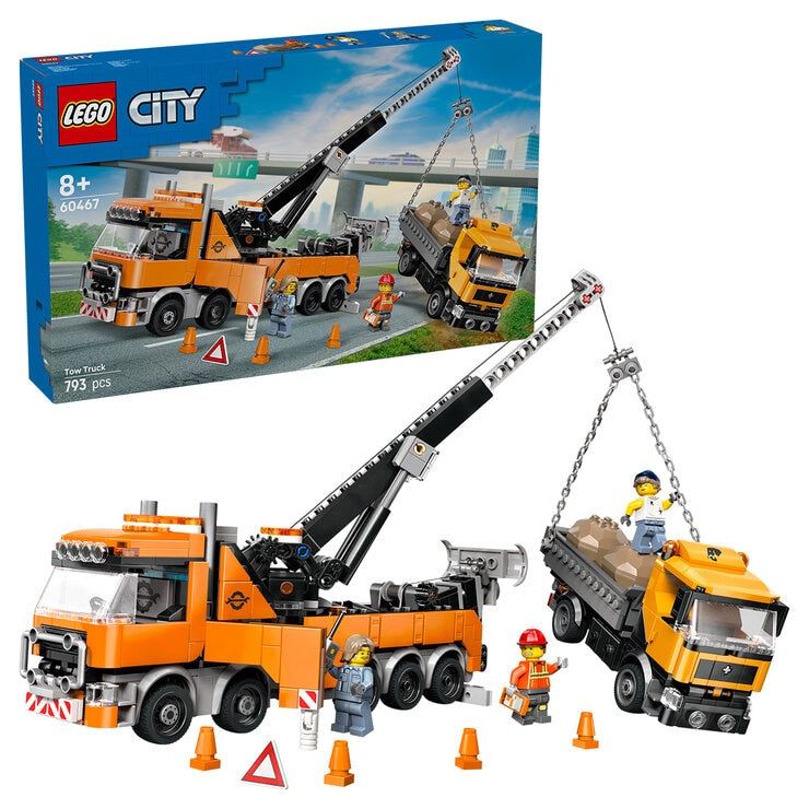 LEGO City Heavy-Duty Recovery Tow Truck With Crane 60467