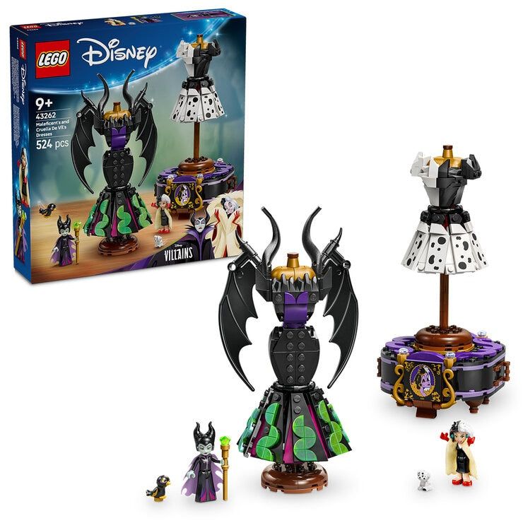 LEGO Disney Villains Maleficent’s and Cruella De Vil’s Dresses 43262 LEGO Disney Villains Maleficent’s and Cruella De Vil’s Dresses 43262