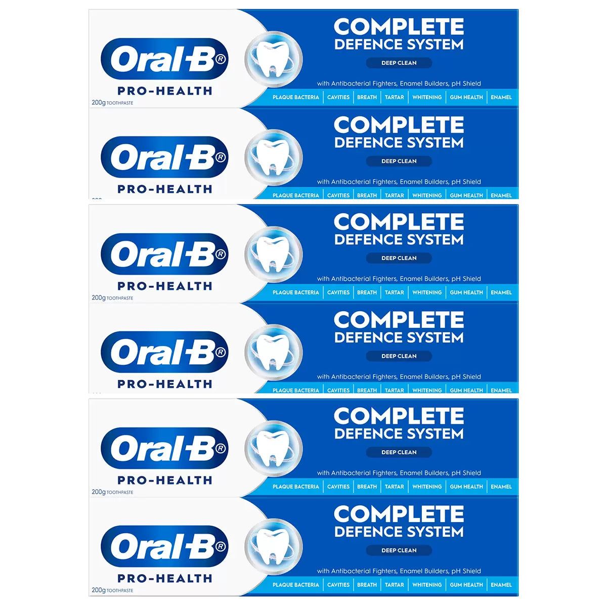 Oral-B Pro-Health Complete Deep Clean Toothpaste 6 x 200g