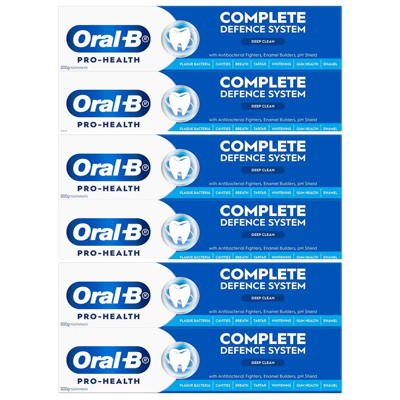 Oral-B Pro-Health Complete Deep Clean Toothpaste 6 x 200g