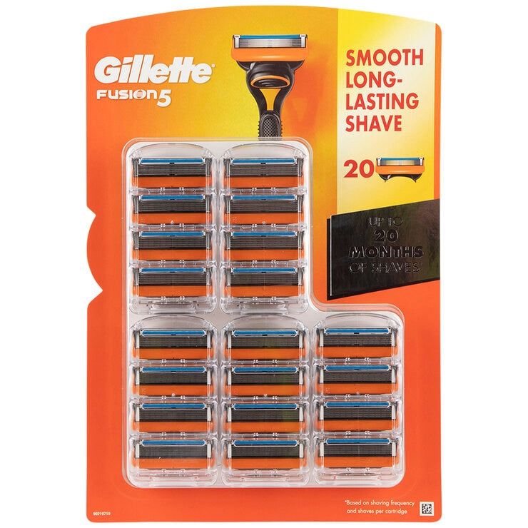 Gillette Fusion 5 Manual Cartridges 20 Pack