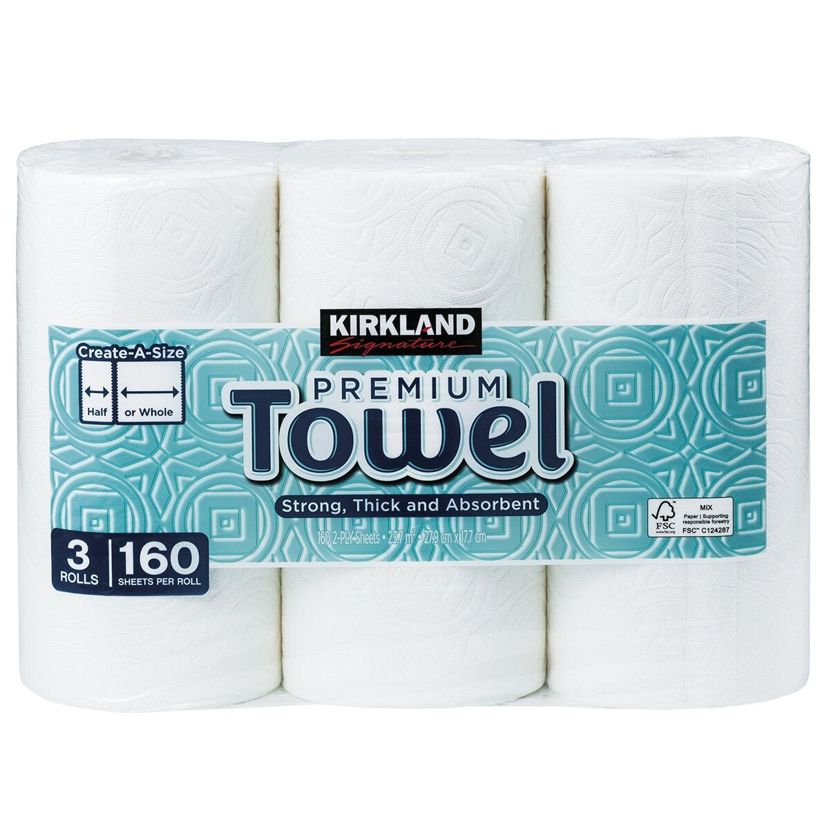 Kirkland Signature Paper Towel Create A Size 12 x 160 Sheets