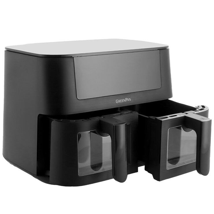 GreenPan Bistro 2 Basket Electric Airfryer 4+4L CC008077-001