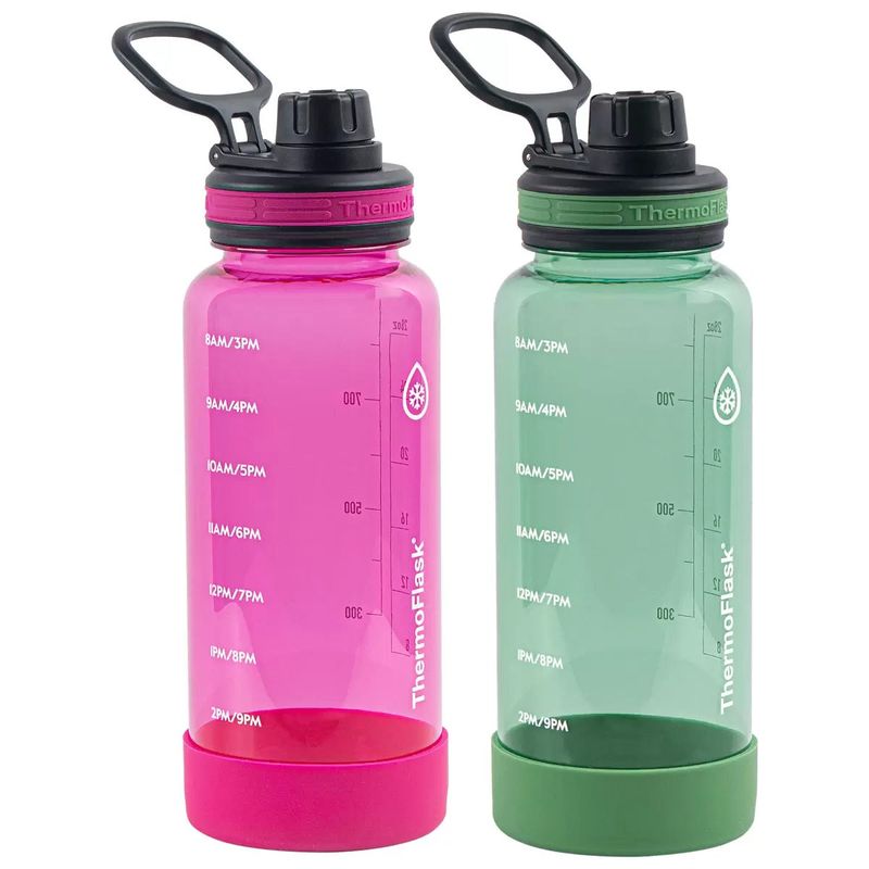 Thermoflask Motivational Drink Bottle 946ml 2 Pack
