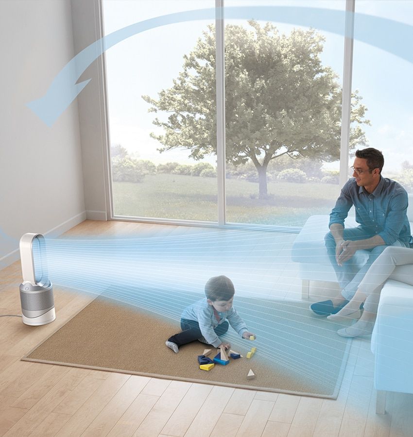 Dyson Pure Hot + Cool White Purifying Fan And Heater HP00