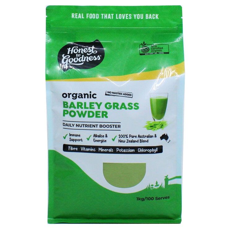 Honest To Goodness Organic Blended Barley Grass 1kg