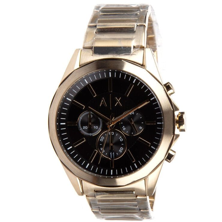 Armani Exchange Gold Tone Chronograph Men&#39;s Watch AX2611