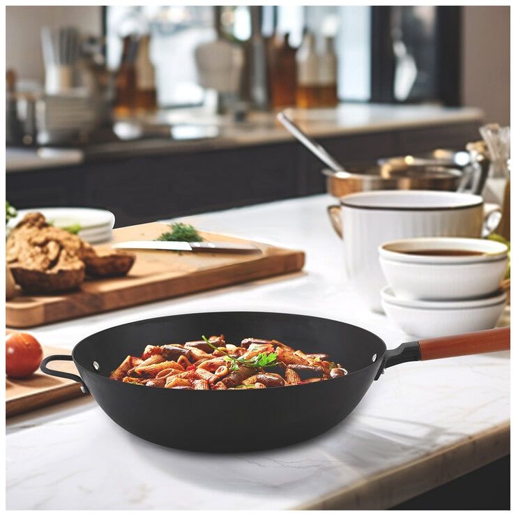 Carbon Steel Wok 35.6cm