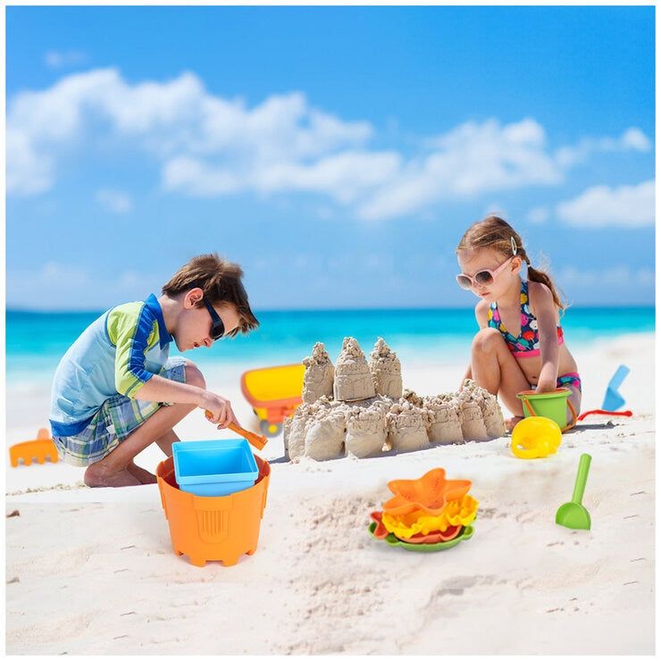 J&#39;Adore Wagon With Sand Toys Set 16 Piece