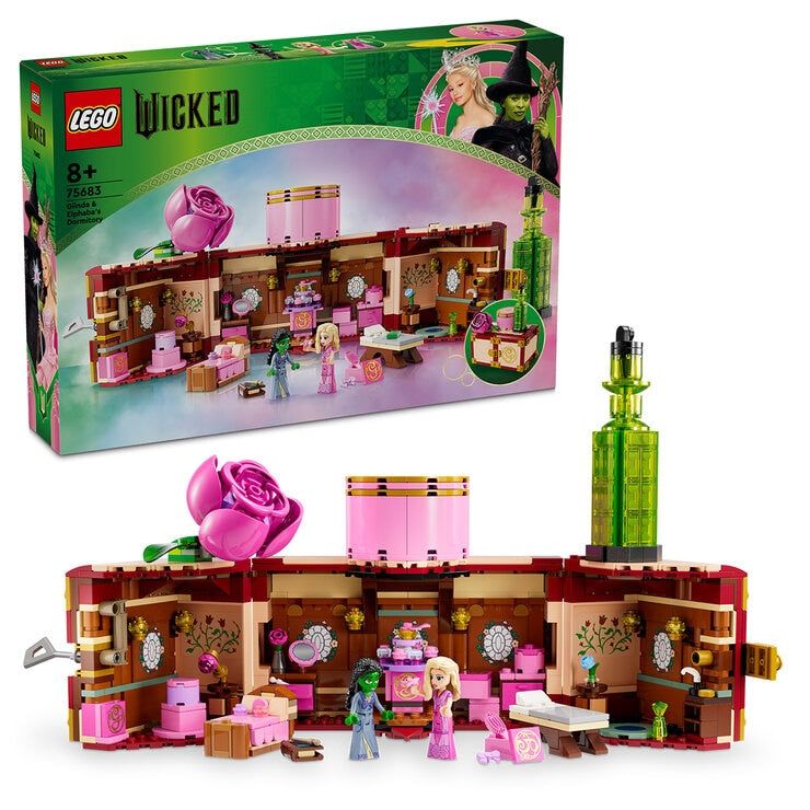 LEGO Wicked Glinda &amp; Elphaba’s Dormitory Collectible Toy Model 75683