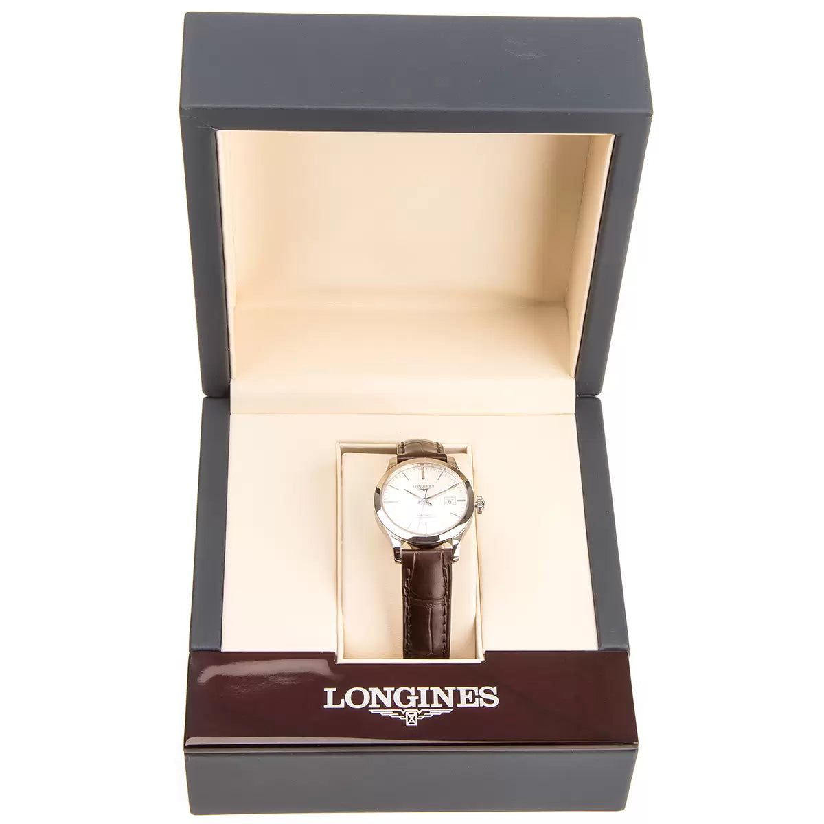 Longines Record Chronometer Sunray Silver Women&#39;s Watch L23214722