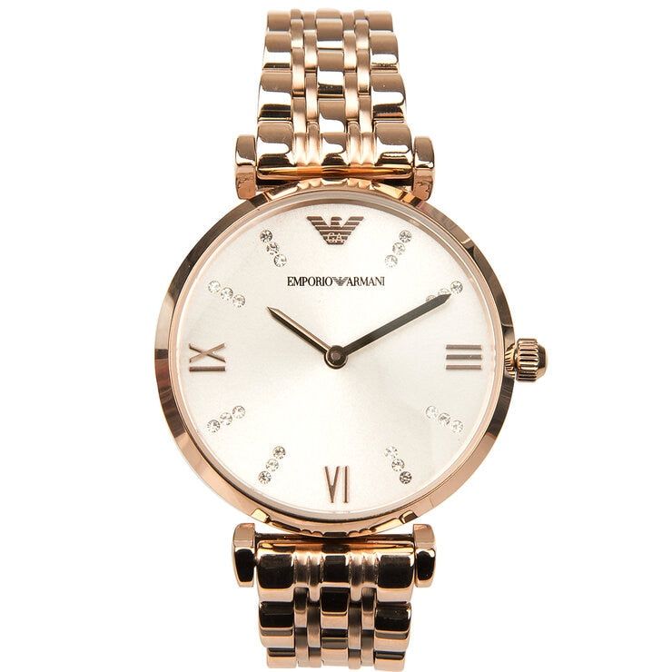 Emporio Armani Gianni T Bar Pink Women&#39;s Watch AR11059
