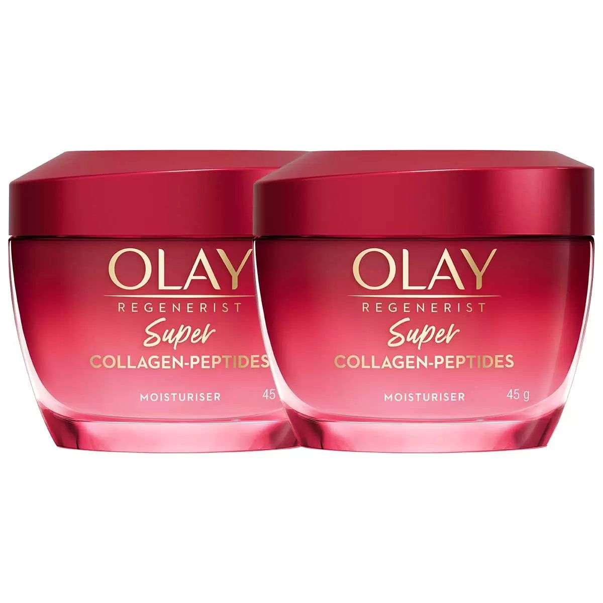 Olay Regenerist Super Collagen Peptides Moisturiser 2 x 45g