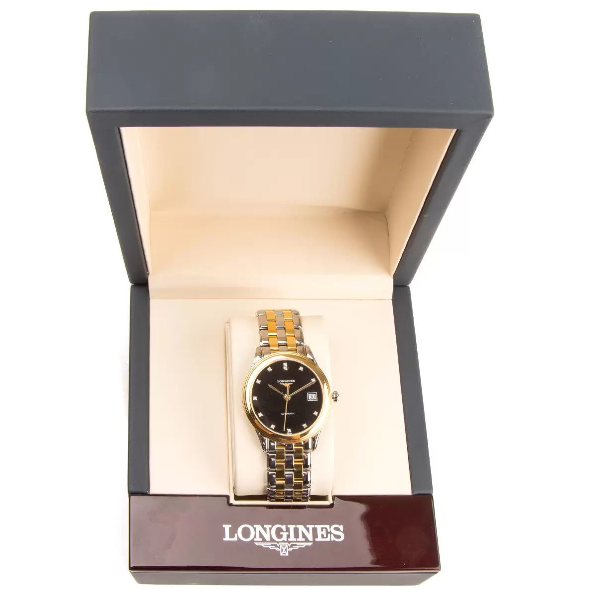 Longines Flagship Automatic Black Dial Men&#39;s Watch L4.774.3.57.7