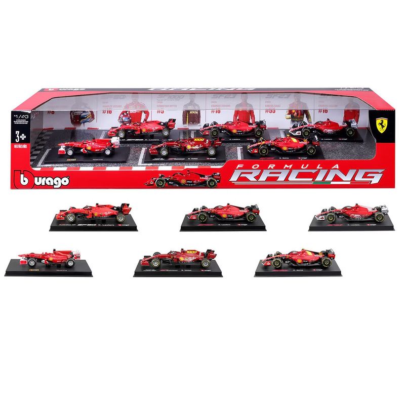 Maisto 1:43 Formula Racing Die Cast 6 Pack