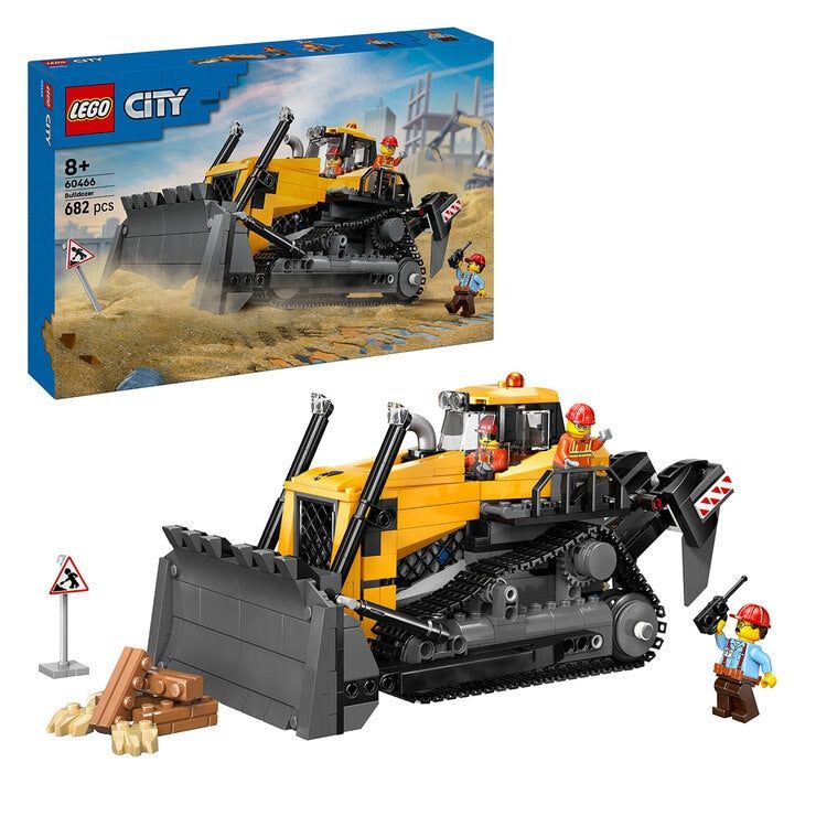 LEGO City Yellow Bulldozer 60466