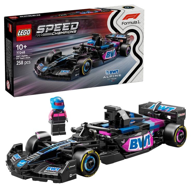 LEGO Speed Champions BWT Alpine F1 Team A524 Race Car 77248