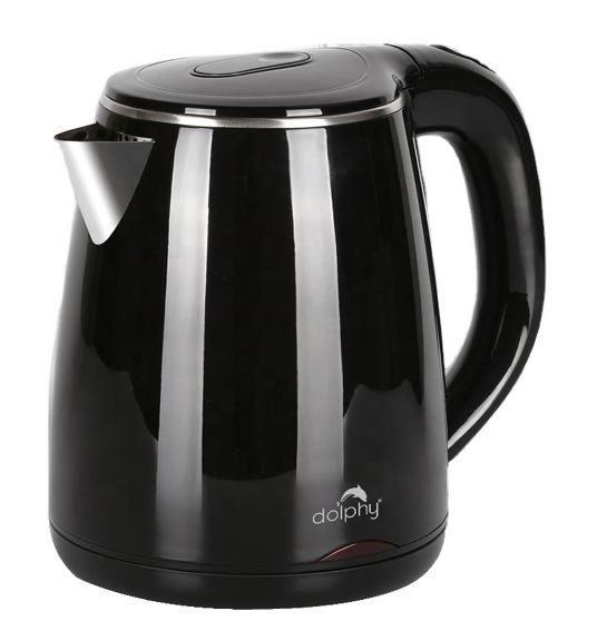 1.2L Black 1800W Electric Kettle For Hot Water