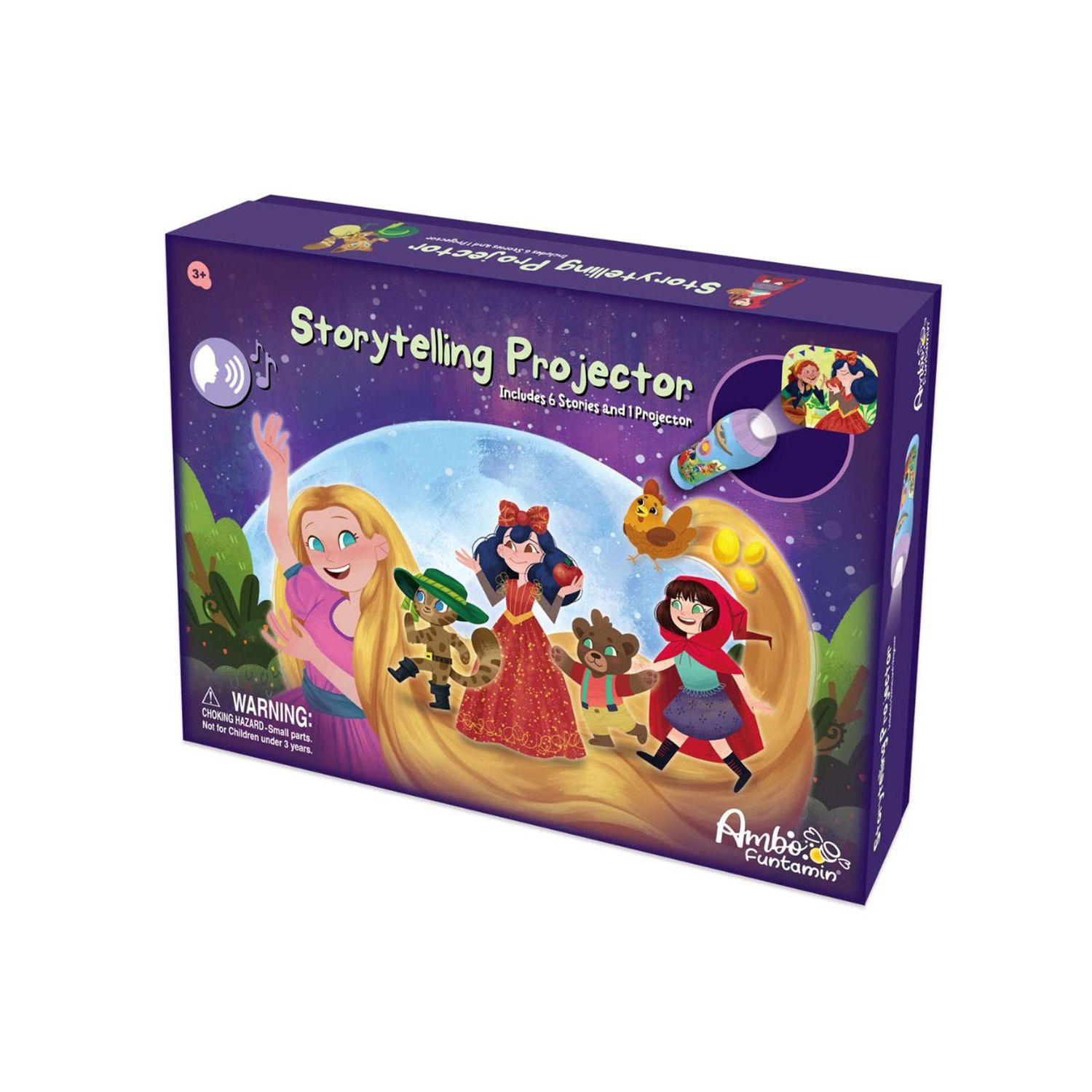 Storytelling Torch Projector 6 Stories Gift Set - Audio Kids Learning STEM Toy - Series 2