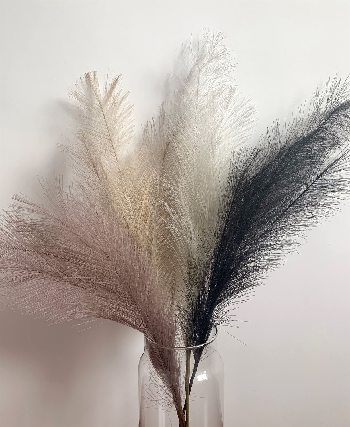 bulk 24 Artificial Pampas Grass 3 Assorted 80cm