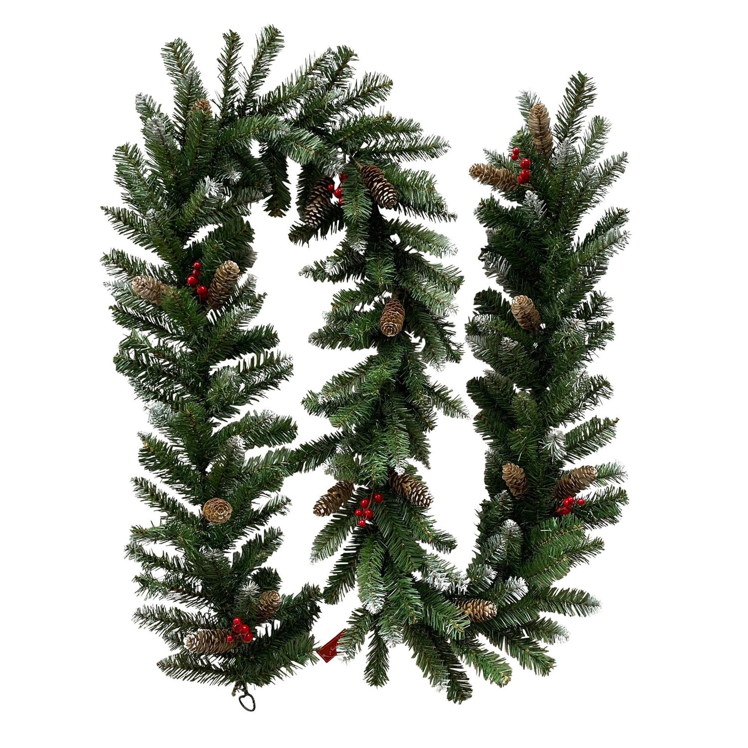 Christabelle 2.7m Christmas Garland with Pine Cones &amp; Berries Pine Tree Decoration Ornament