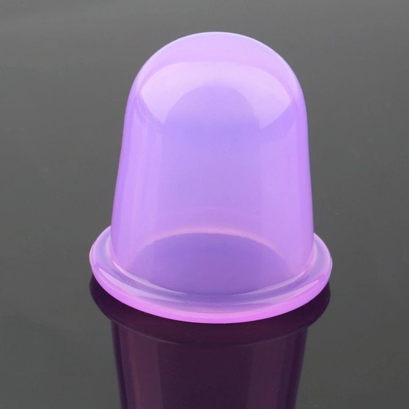 Silicone Cupping Cup For Health Care Body Massage Random Colour