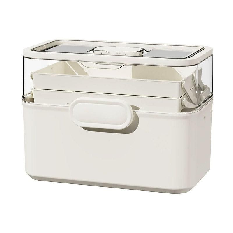 Large Capacity 3 Layer Medicine Box Family Medical Storage Case First Aid Supply