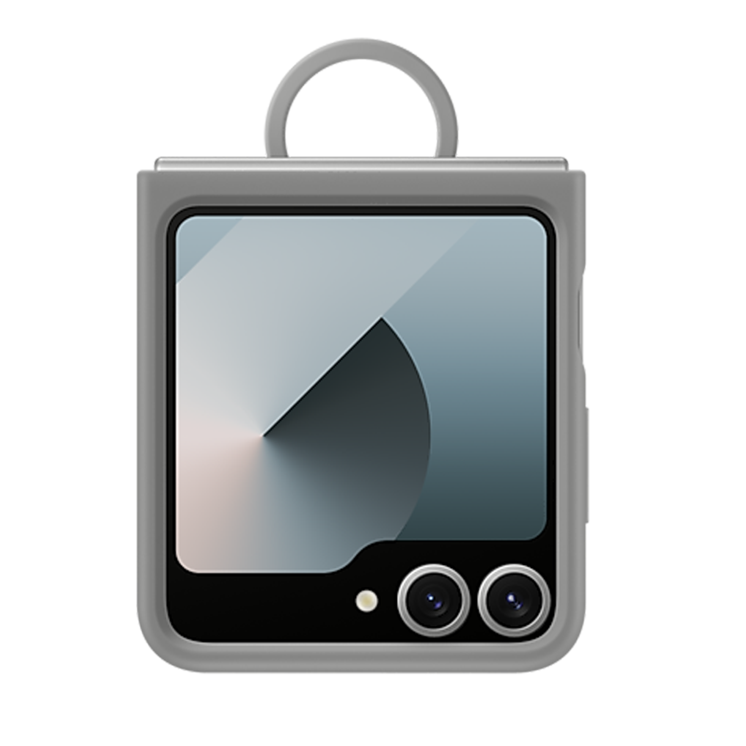 Samsung Silicone Case with Ring for Galaxy Z Flip6 - Grey