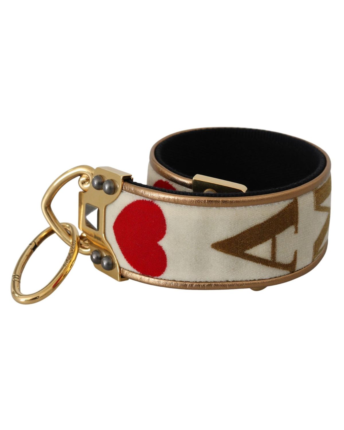 Dolce &amp; Gabbana Shoulder Strap Handbag Accessory with AMORE Print One Size Women