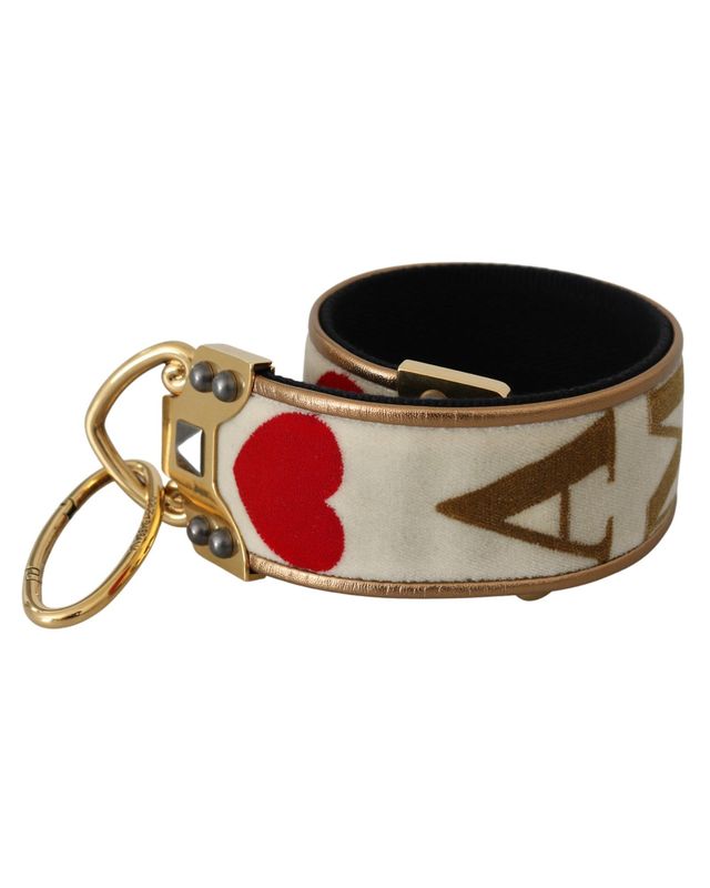 Dolce &amp; Gabbana Shoulder Strap Handbag Accessory with AMORE Print One Size Women