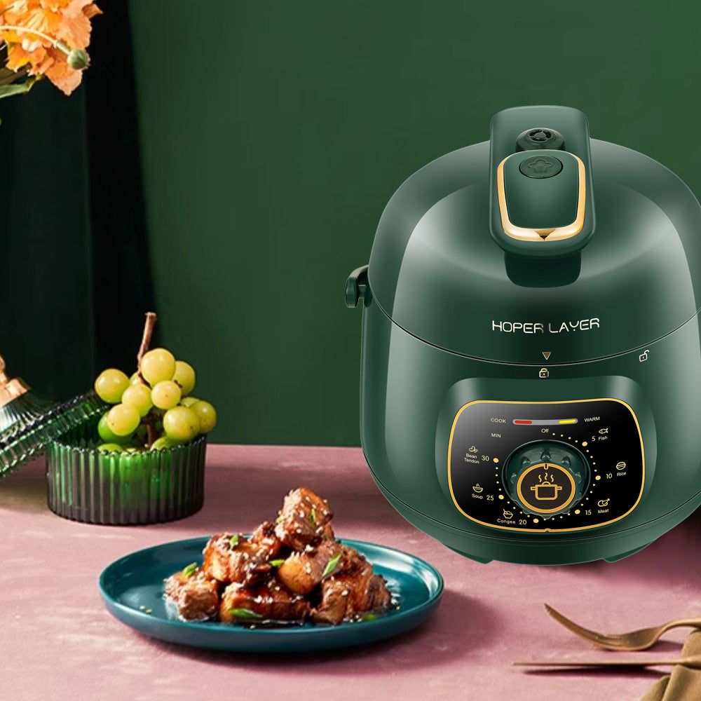 Hoper Layer Mini Electric Pressure Cooker â HL-MP160 3-Cup Small Rice Cooker
