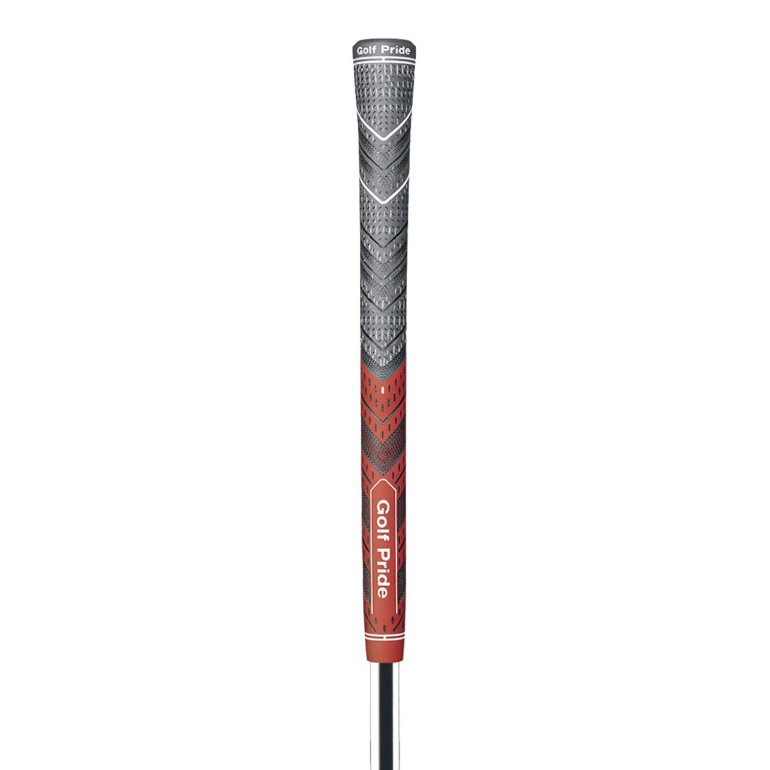 2 Pcs Red Standard MCC PLUS4 Golf Grip - Standard Rubber and Cotton Thread Hybrid, 265 mm, 52g, Core 60