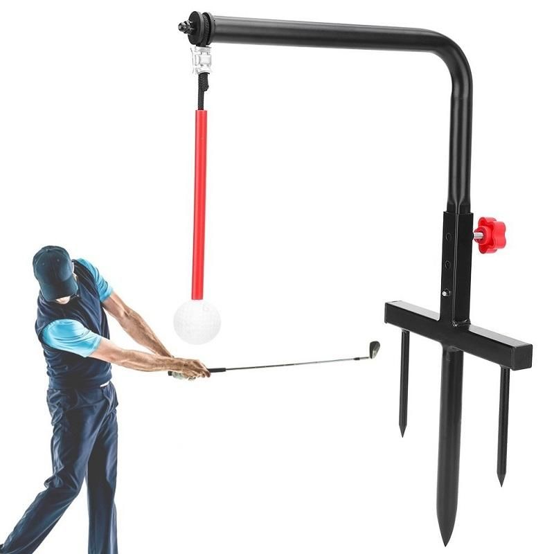 Portable Golf Swing Trainer Indoor / Outdoor Black