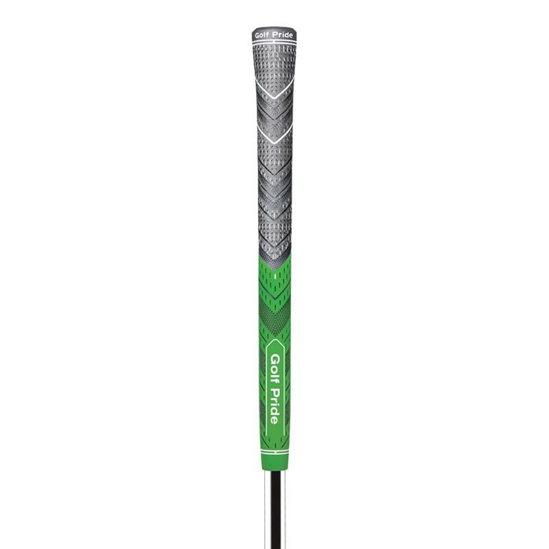 2 Pcs Green Standard MCC PLUS4 Golf Grip - Standard Rubber and Cotton Thread Hybrid, 265 mm, 52g, Core 60