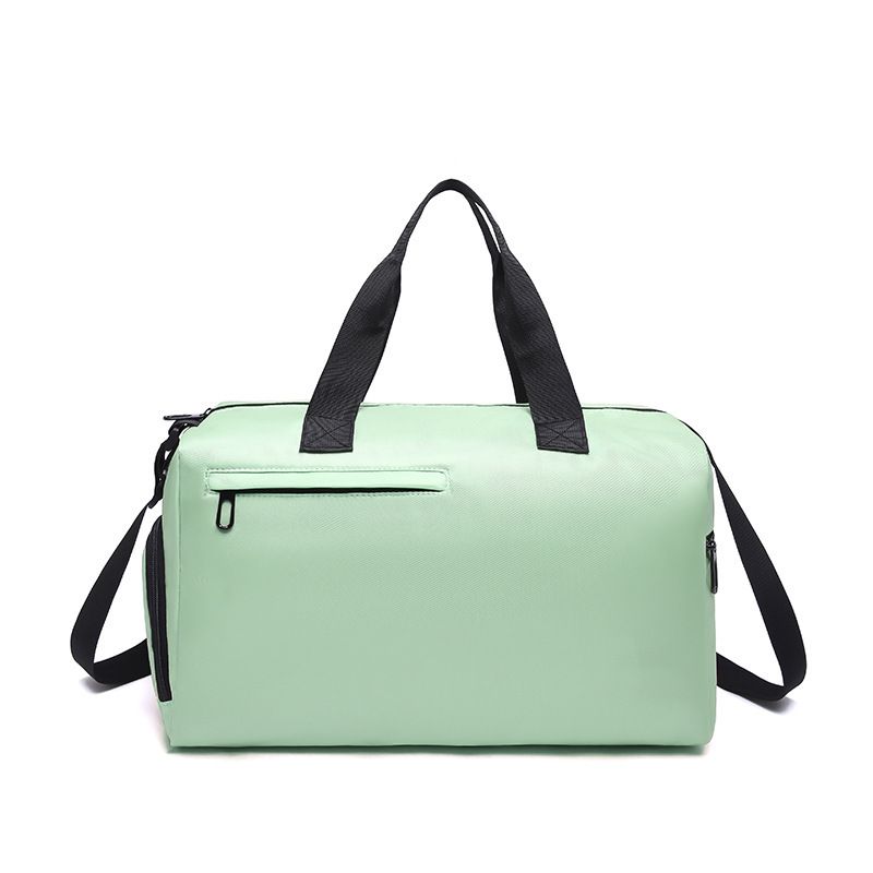 Green Men's Large Capacity Sports Duffel Bag with Wet/Dry Separation Pocket - Travel &amp; Gym Tote