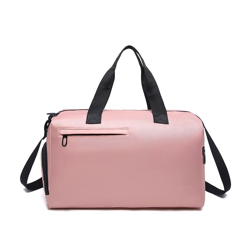 Pink Men's Large Capacity Sports Duffel Bag with Wet/Dry Separation Pocket - Travel &amp; Gym Tote