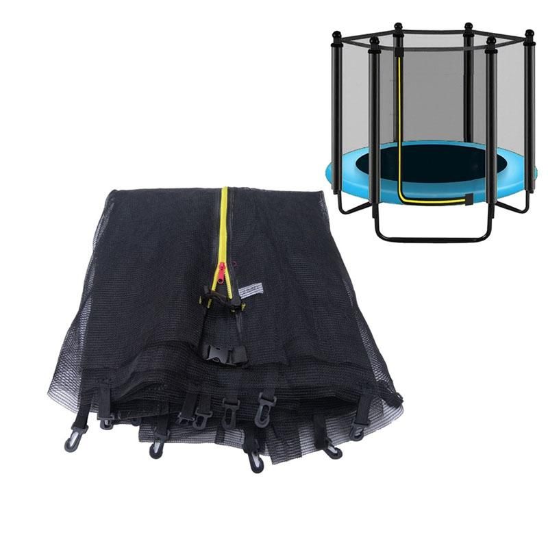 1.2M Outdoor Trampoline Safety Net Anti Fall Jump Pad Fits 6 Poles