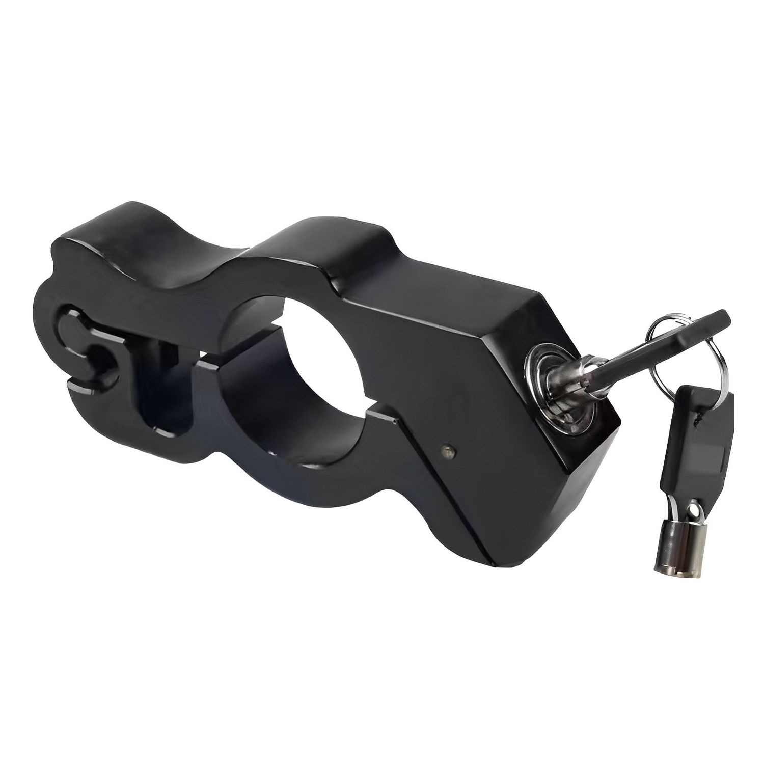 Motorcycle &amp; Scooter Handlebar Grip Lock - Anti-Theft Brake Lever Lock(black)