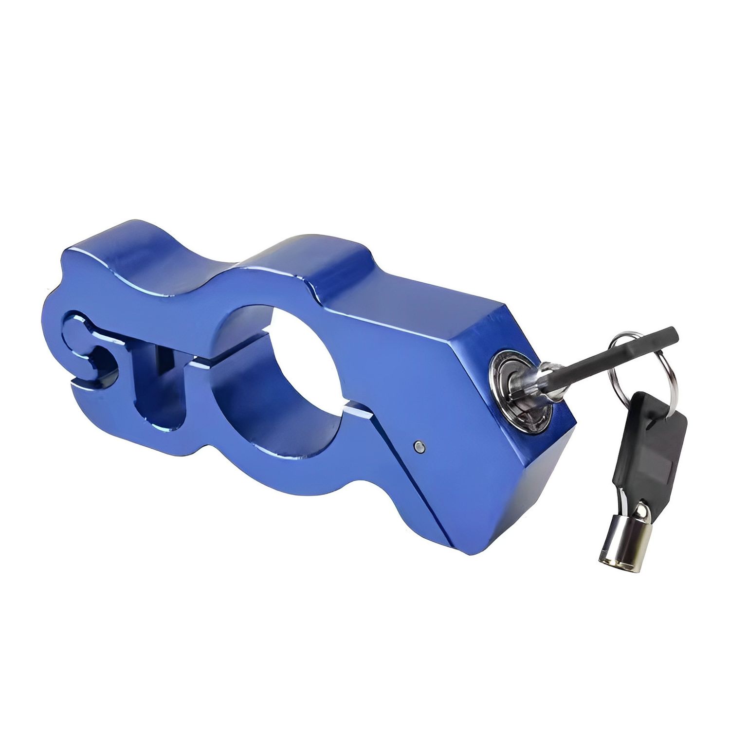 Motorcycle &amp; Scooter Handlebar Grip Lock - Anti-Theft Brake Lever Lock(Blue)