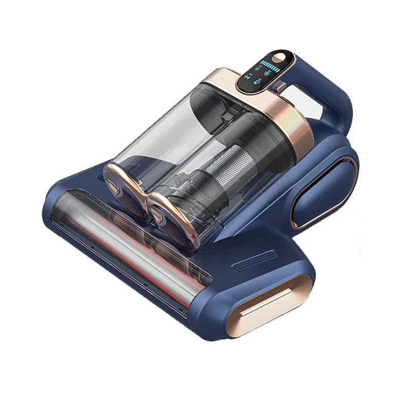 LF-LP018 Blue Cordless Mite Vacuum Cleaner with LED Display - Powerful 120W Cleaning