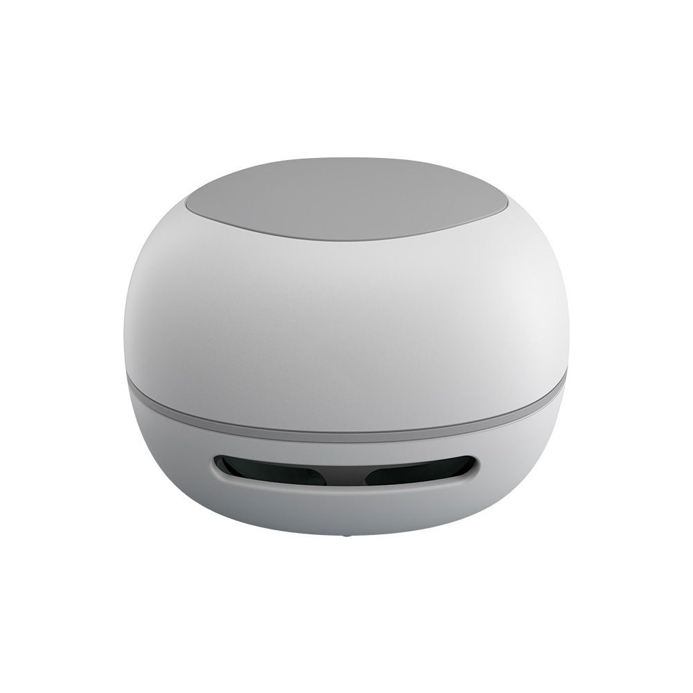 White Cordless Tabletop Crumb Sweeper - USB Rechargeable Mini Vacuum for Desk