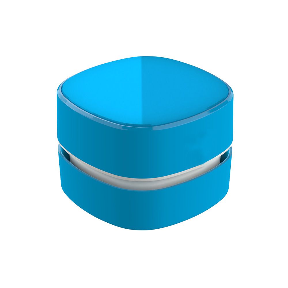 Blue Rechargeable Cordless Mini Desktop Vacuum - Portable Handheld Cleaner for Desk, Keyboard, Crumb &amp; Dust