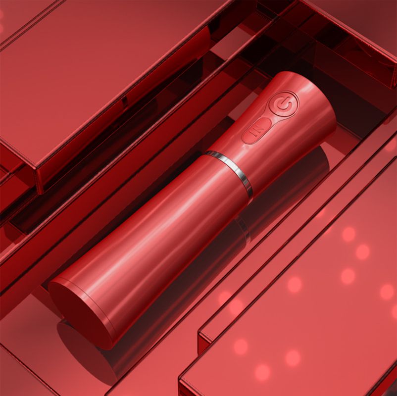 Red 2 in 1 Cool Mist Humidifier and Facial Moisturizer - USB Rechargeable Portable Nano Sprayer