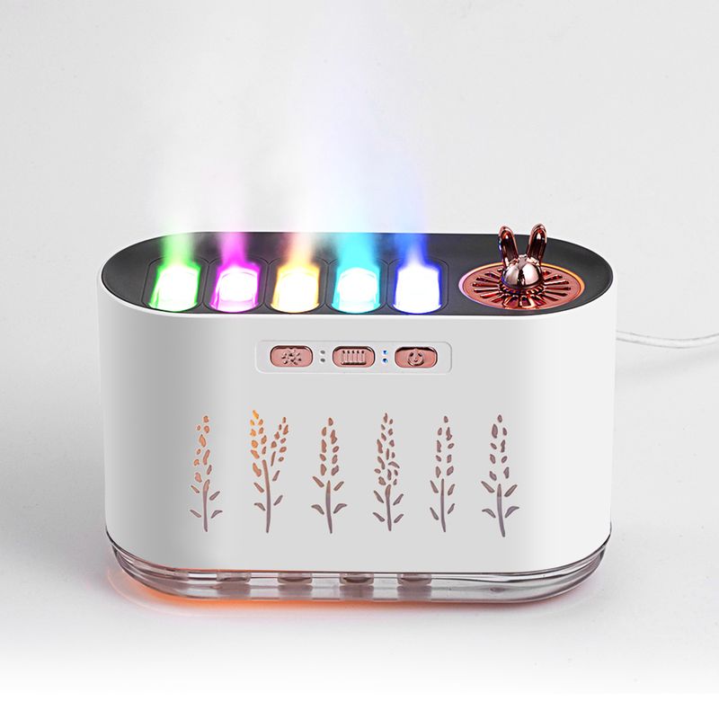 White Dynamic Color Changing Humidifier - Sound Control &amp; Auto Shut-Of
